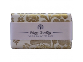 Muilas dovanoms HAPPY BIRTHDAY, Lavender, English Soap, 200 g
