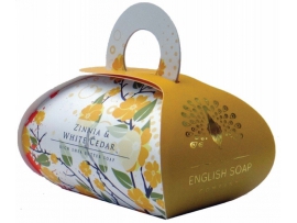 Muilas dovanoms ZINNIA & WHITE CEDER, English Soap, 260 g