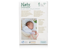 NATURE BABYCARE ekologiškos sauskelnės, 1 Newborn (2-5 kg), 26vnt.,