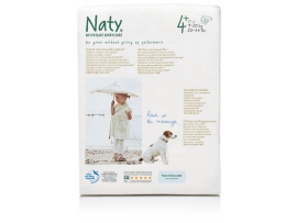 NATURE BABYCARE ekologiškos sauskelnės, 4+ Maxi plus (9-20 kg), 25vnt.