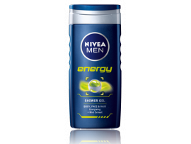 NIVEA ENERGY Kūno ir plaukų prausiklis vyrams, 250ml
