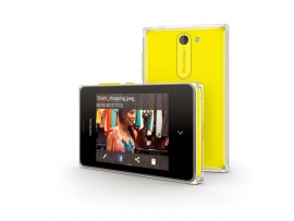 Nokia Asha 503 geltonas išmanusis telefonas