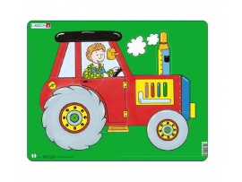 NORVEGIŠKA dėlionė Traktorius, Maxi, 3-7 m. vaikams Larsen