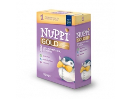 NUPPI GOLD 1 pieno mišinys kūdikiams nuo gimimo iki 6 mėnesių, 350 g