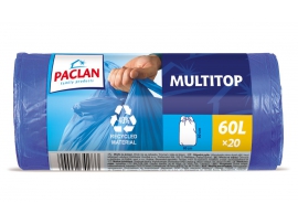 PACLAN Multi top šiukšlių maišai  60L, 20vnt.