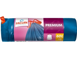 PACLAN šiukšlių maišai Premium 60L 10vnt