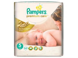 PAMPERS Premium Care sauskelnės 5 junior (11-18kg) 44vnt.