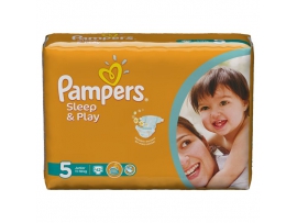PAMPERS Sleep&Play  sauskelnės 5 Junior (11-18kg) VP 42vnt.