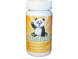 GUMINUKAI su vitaminu C Pandukai Vitamin C, 60 vnt.