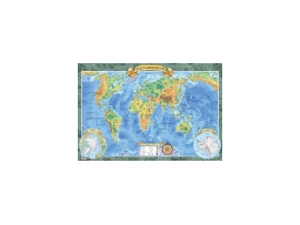 Pasaulio gamtinis žemėlapis (laminuotas)