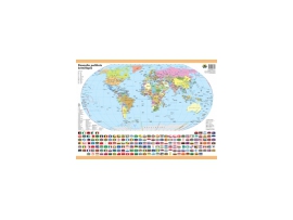 Pasaulio politinis žemėlapis (laminuotas, 60x42)