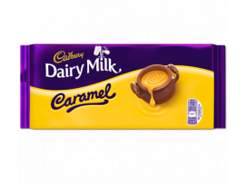 Pieniškas šokoladas su karamelės įdaru Cadbury, 120g