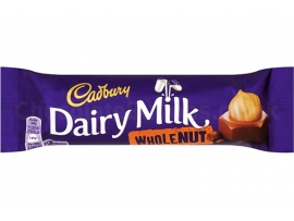 Pieniško šokolado batonėlis su riešutais Cadbury Dairy Milk WholeNUT, 75g