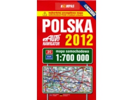 Polska (Lenkija). Kelių žemėlapis 1:700 000