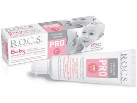 R.O.C.S PRO Baby dantų pasta kūdikiams nuo 0-3 metų