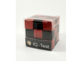 Raudonas kubas Transformeris IQ-Testas FRIDOLIN