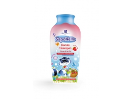 RAUDONŲ VAISIŲ IR UOGŲ kvapo šampūnas Saponello, 250 ml
