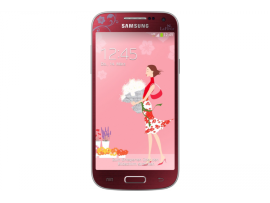 Samsung Galaxy S4 mini GT-I9195 raudonas išmanusis telefonas