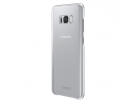 Samsung Galaxy S8+ Clear Silver telefono dėklas