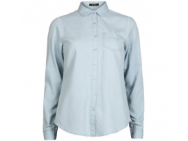 Shirt Vila Tiki Denim Shirt 14019268 marškiniai