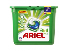 Skalbiamosios kapsulės ARIEL 3 IN 1 PODS Regular, 27 skalbimų