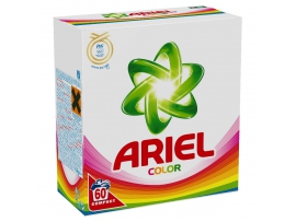 Skalbimo milteliai spalvotiems audiniams ARIEL Color , 60 skalbimų