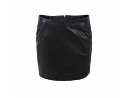 Skirt Vila Zip Leather Skirt 14015284 sijonas