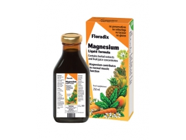 LENGVAI PASISAVINAMI skysti vitaminai su magniu Floradix Magnezium, 250 ml