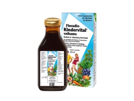Skysti vitaminai VAIKAMS su kalciu Floradix Kindervital, 250 ml