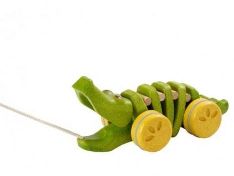 Šokantis Krokodilas, vaikams nuo 1 m. Plan Toys (5609) | Foxshop.lt