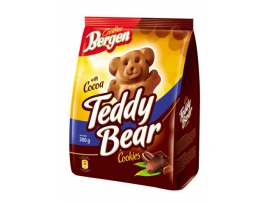Šokoladiniai sausainiai BERGEN Teddy Bear, 300g