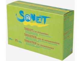 SONETT ekologiškos tabletės indaplovėms, 25vnt, 500g
