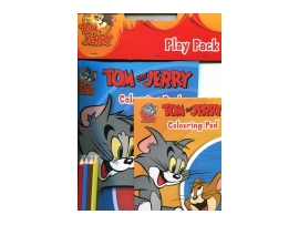 Spalvinimo knygelių rinkinys „Tom ir Jerry“