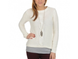 Sweater Vila Cable Knit Top 14013134 megztinis