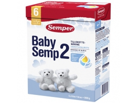 TOLESNIO MAITINIMO pieno mišinys BabySemp2, kūdikiams nuo 6 mėn., 800 g