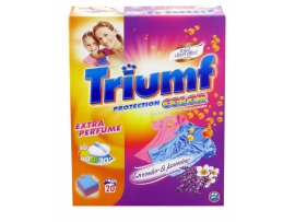 TRIUMF Color Extra Perfume Lavender&Jasmin koncentruoti skalbimo milteliai su Levandų ir Jasminų aromatu, 20skalbimų, 1,6kg