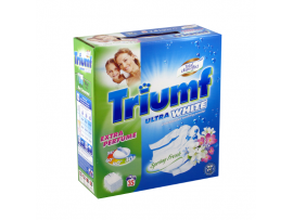 TRIUMF White Extra Perfume Spring Fresh koncentruoti skalbimo milteliai su pavasario gėlių aromatu, 35skalbimai, 2.8kg