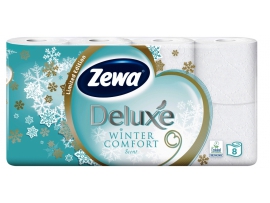 Tualetinis popierius Zewa Deluxe Winter Comfort, 8 vnt, 3 sluoksniai