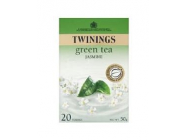 TWININGS GREEN TEA žalioji arbata su jazminais,20pak,50g