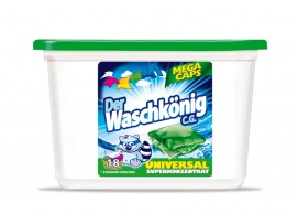 Universalios skalbimo kapsulės  Waschkonig, 18 kapulių, 540 g