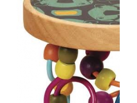 VEIKLOS žaislas su stumdomais karoliukais Loopty Loo, 18 mėn. - 3 m. vaikams BTOYS (BX1155Z)