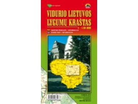 Vidurio Lietuvos lygumų kraštas 1:130 000