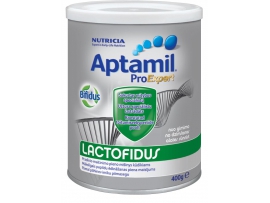 VIRŠKINIMUI PAGERINTI skirtas fermentuotas pieno mišinys kūdikiams nuo gimimo, Aptamil Lactofidus, 400 g