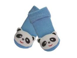 YO Kilpinės kojinaitės su žaisliuku (šuniukas/panda) berniukui, S dydis (SKF-TOYS)