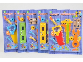 ŽAISMINGAS įrankių rinkinys jaunajam meistrui, Eddy Toys, 8 detalės, vaikams nuo 24+ mėn. (50723)