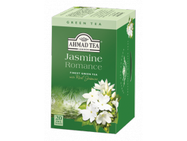 Žalioji arbata su jazminų žiedaisAHMAD TEA JASMINE ROMANCE, 20*2g